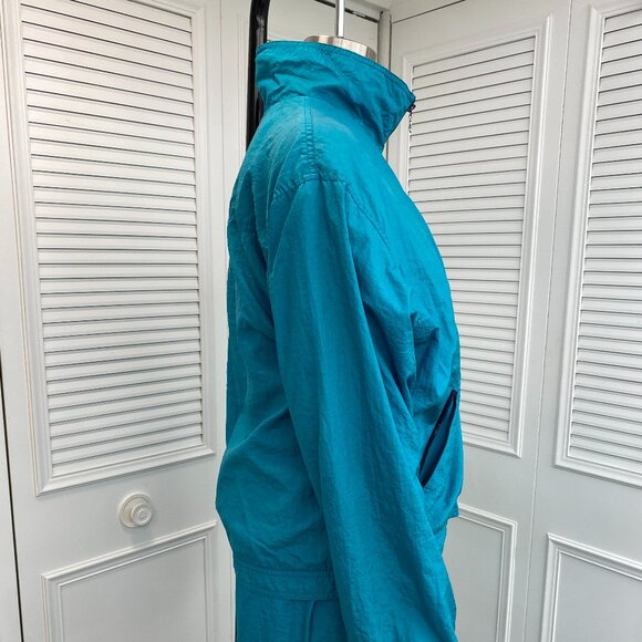 Fila Track Suit Women Sz. XL Turquoise with black accents - Picture 4 of 13